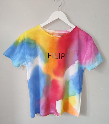 Dětské triko Multicolor ZDARMA vlastní barvy i nápis