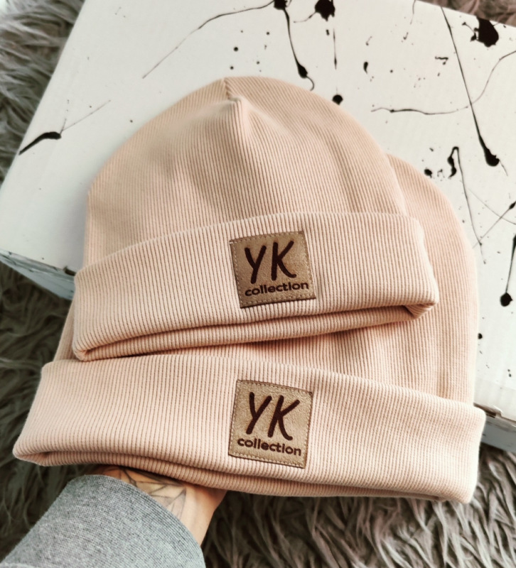 Čepice dětská zimní Béžová YK Collection